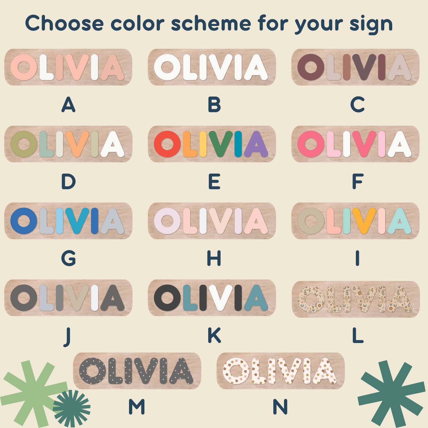 “Look What I Made” Kids Artwork Display Wooden Sign – Personalized Name & Color Options