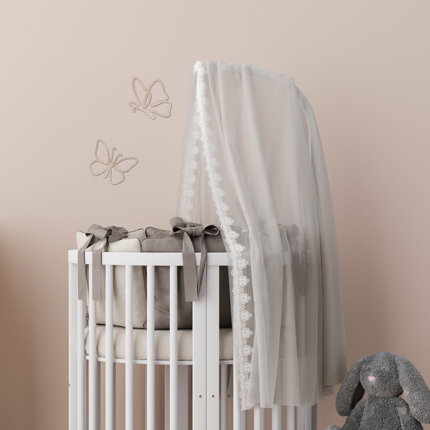 Décor mural en bois en forme de papillon – Design minimaliste en contreplaqué de bouleau