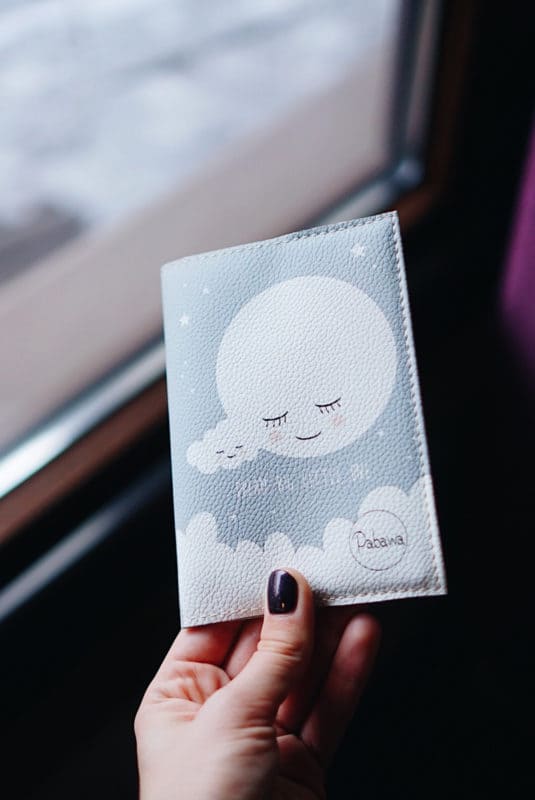 Couverture de passeport pour bébé Rêve grand petit.