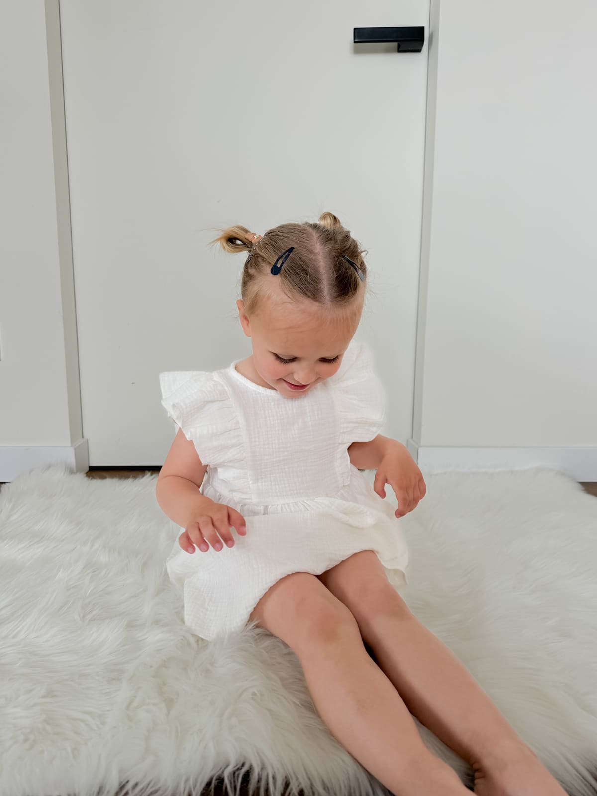 Robe en mousseline pour bébé fille