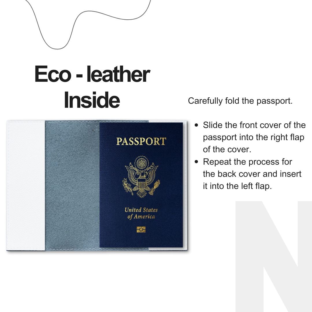 Couverture de passeport pour enfants Amour de dragon