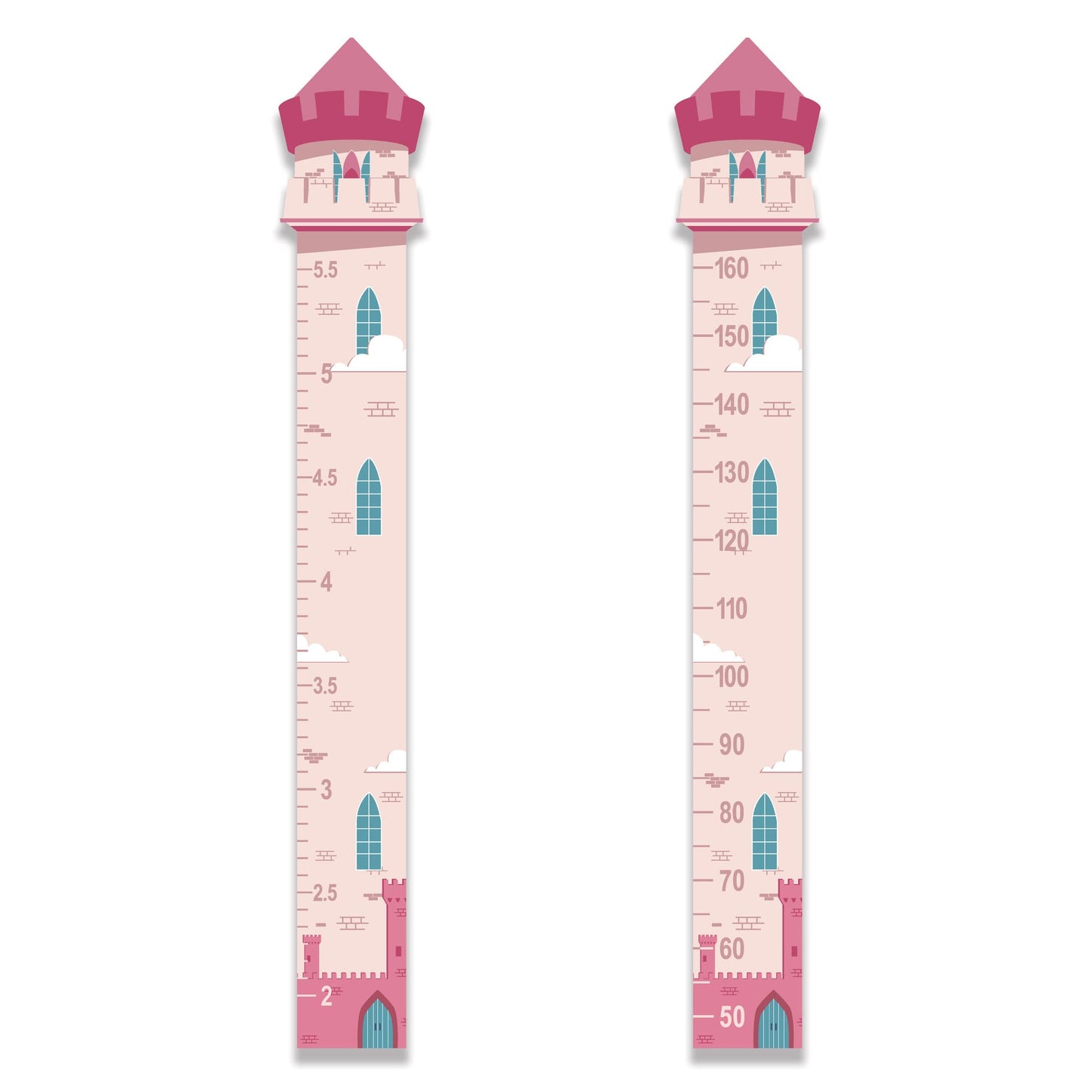 Kids Wooden Growth Height Chart Ruler