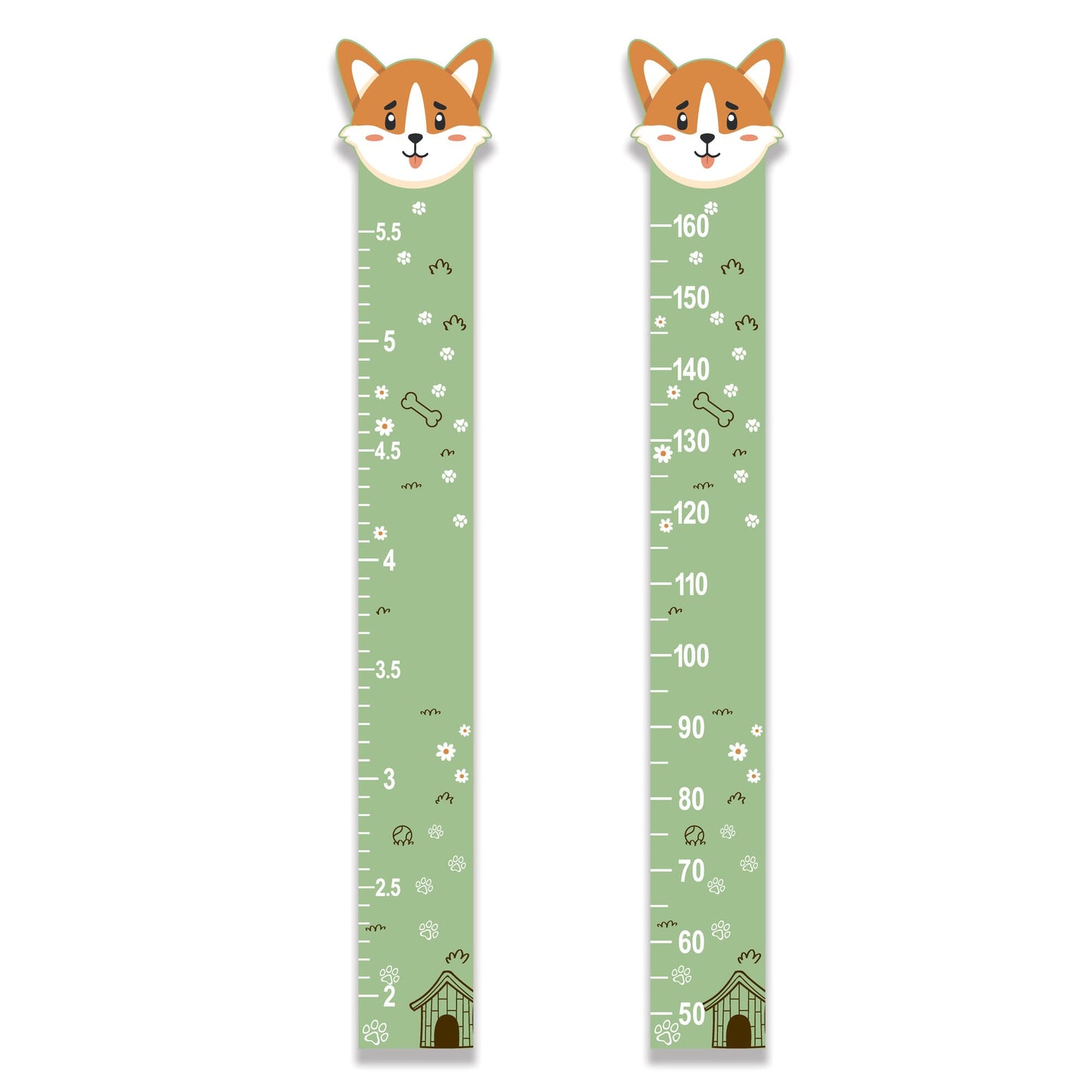Kids Wooden Growth Height Chart Ruler