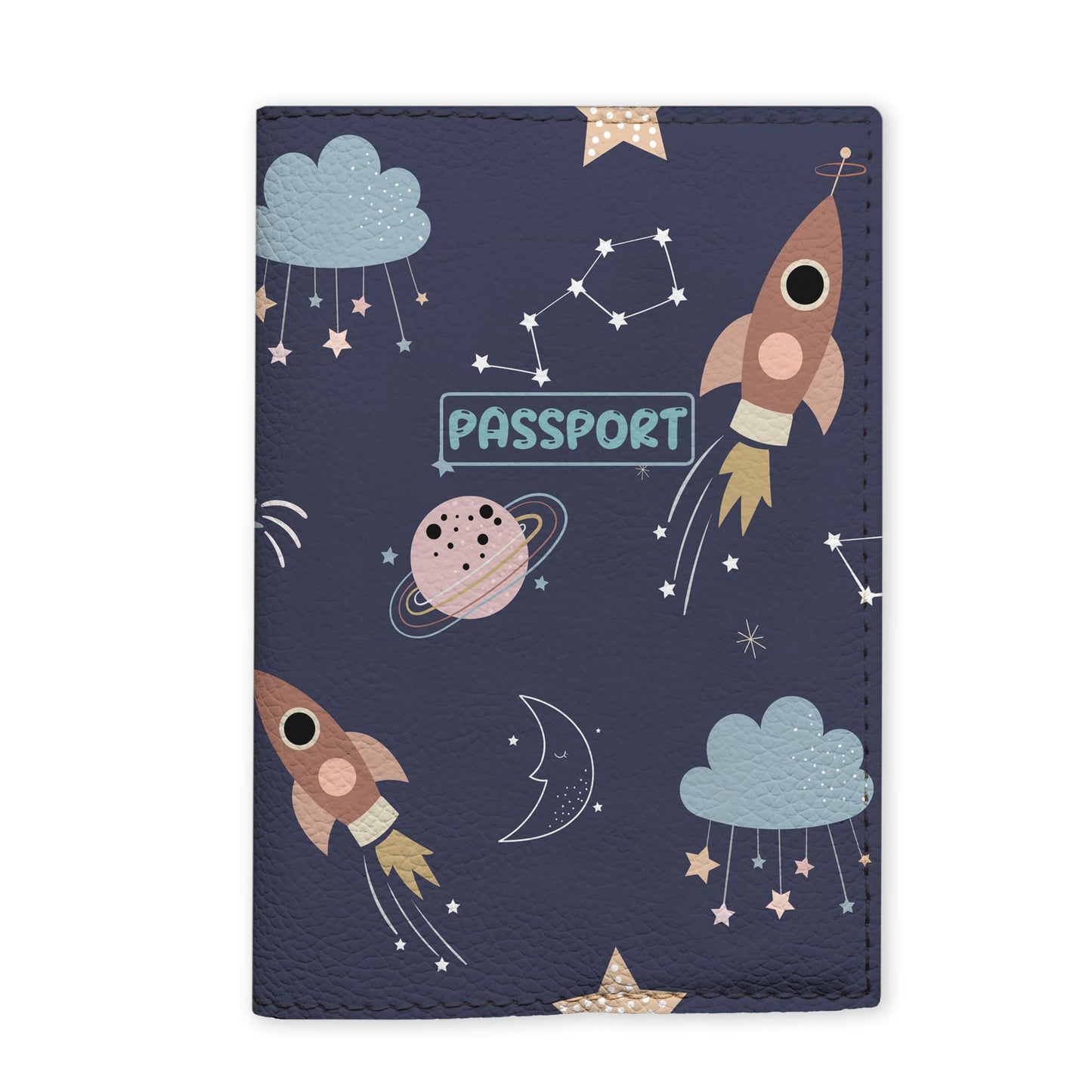 Housse de passeport - Galaxie & Univers