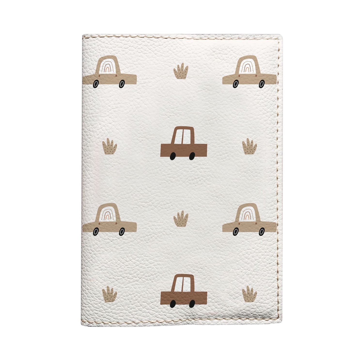Porte-passeport pour bébé garçon avec des voitures