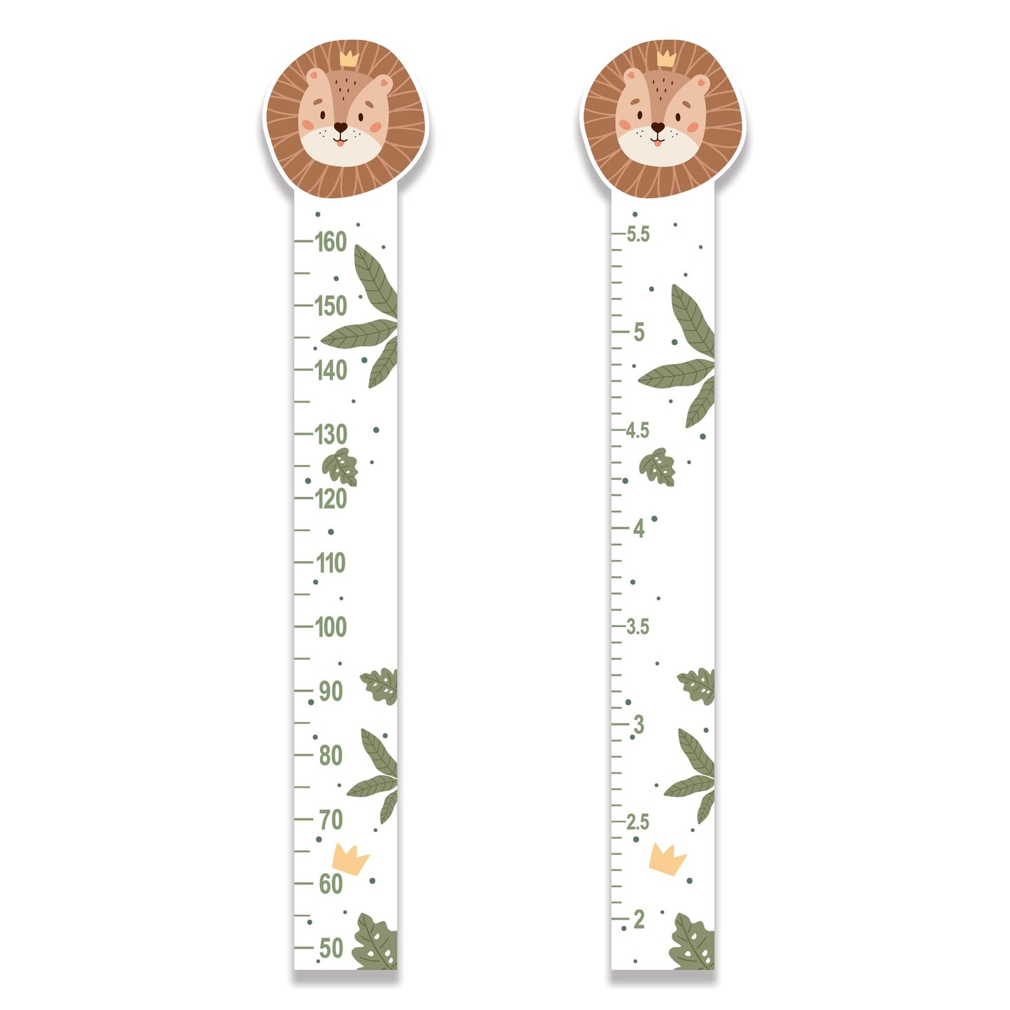 Kids Wooden Growth Height Chart Ruler