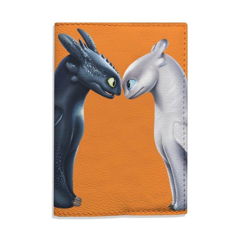 Couverture de passeport pour enfants Amour de dragon