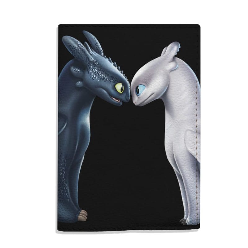 Couverture de passeport pour enfants Amour de dragon