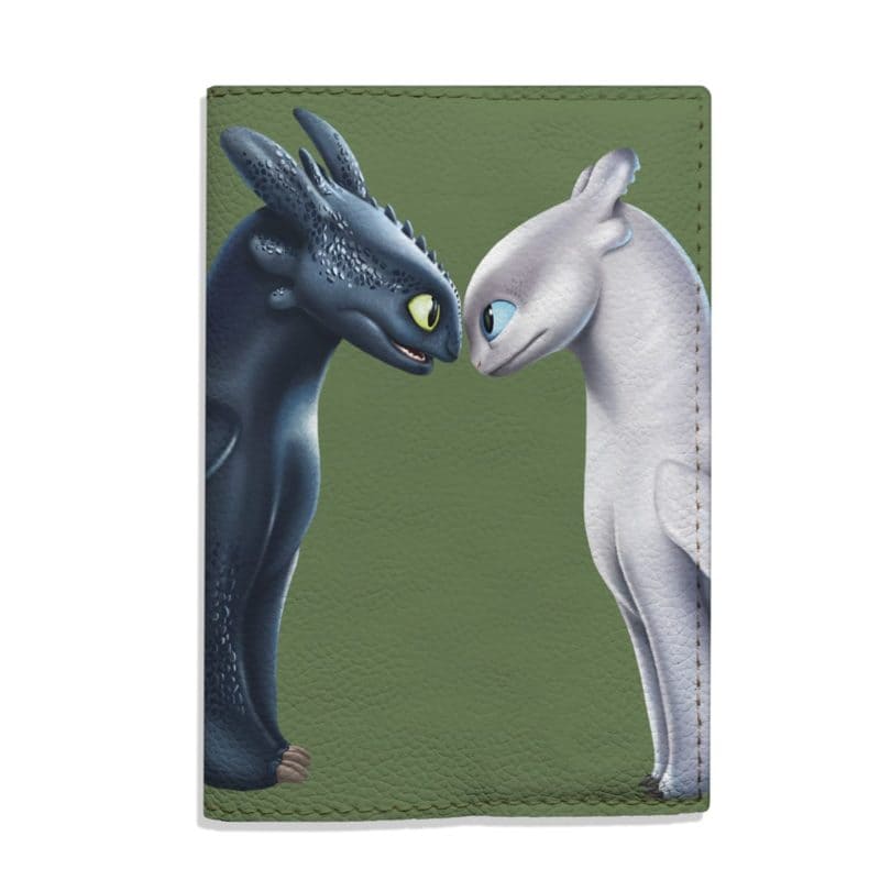 Couverture de passeport pour enfants Amour de dragon