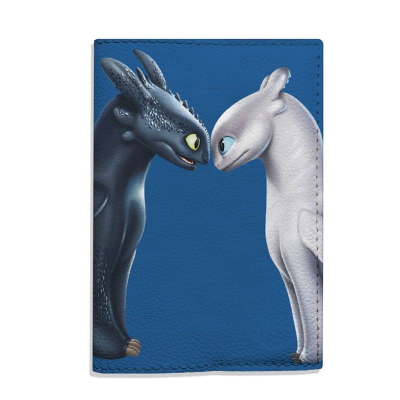 Couverture de passeport pour enfants Amour de dragon