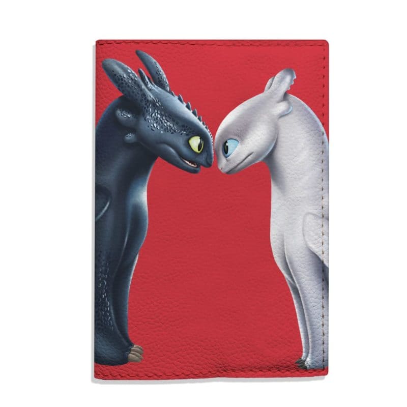Couverture de passeport pour enfants Amour de dragon