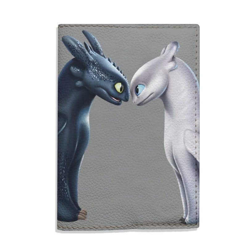 Couverture de passeport pour enfants Amour de dragon