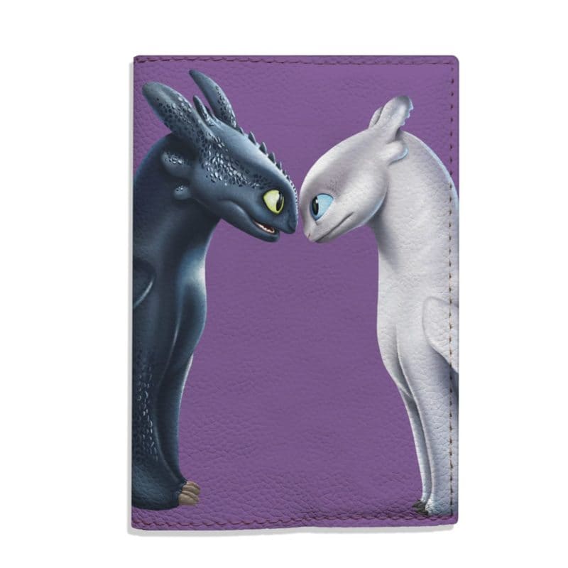 Couverture de passeport pour enfants Amour de dragon