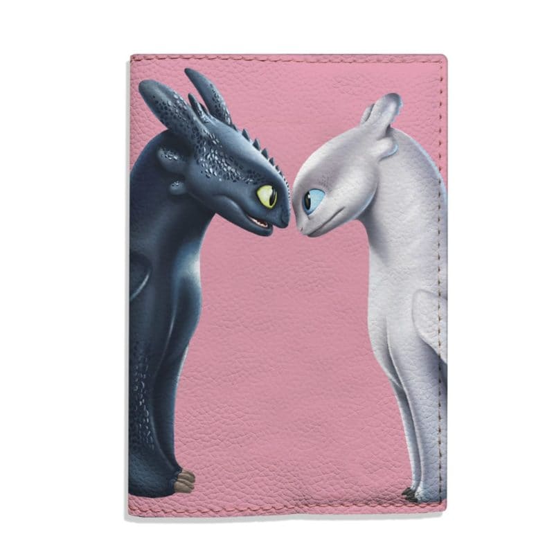 Couverture de passeport pour enfants Amour de dragon