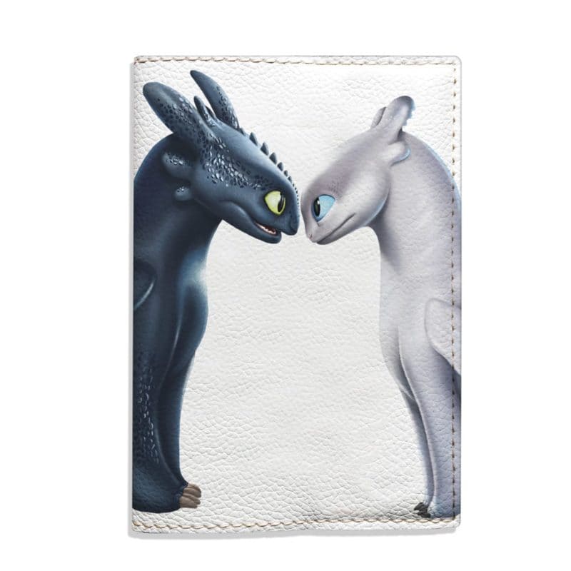 Couverture de passeport pour enfants Amour de dragon