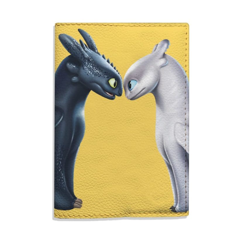 Couverture de passeport pour enfants Amour de dragon