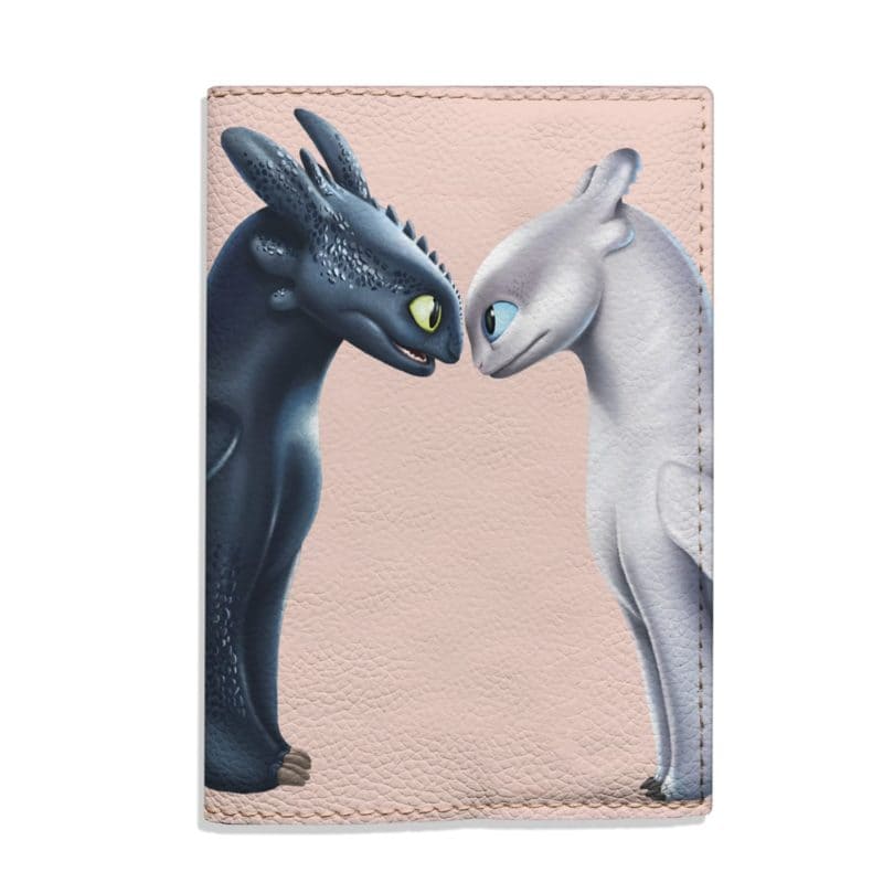 Couverture de passeport pour enfants Amour de dragon