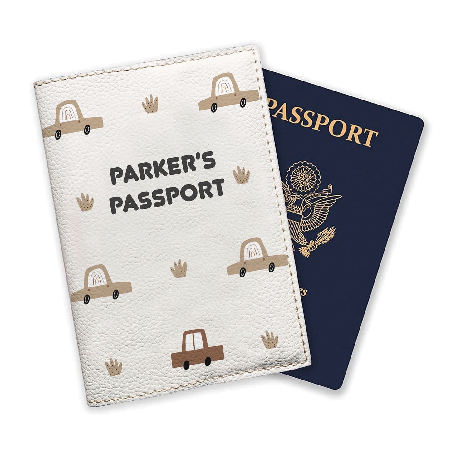 Porte-passeport pour enfants avec nom personnalisé