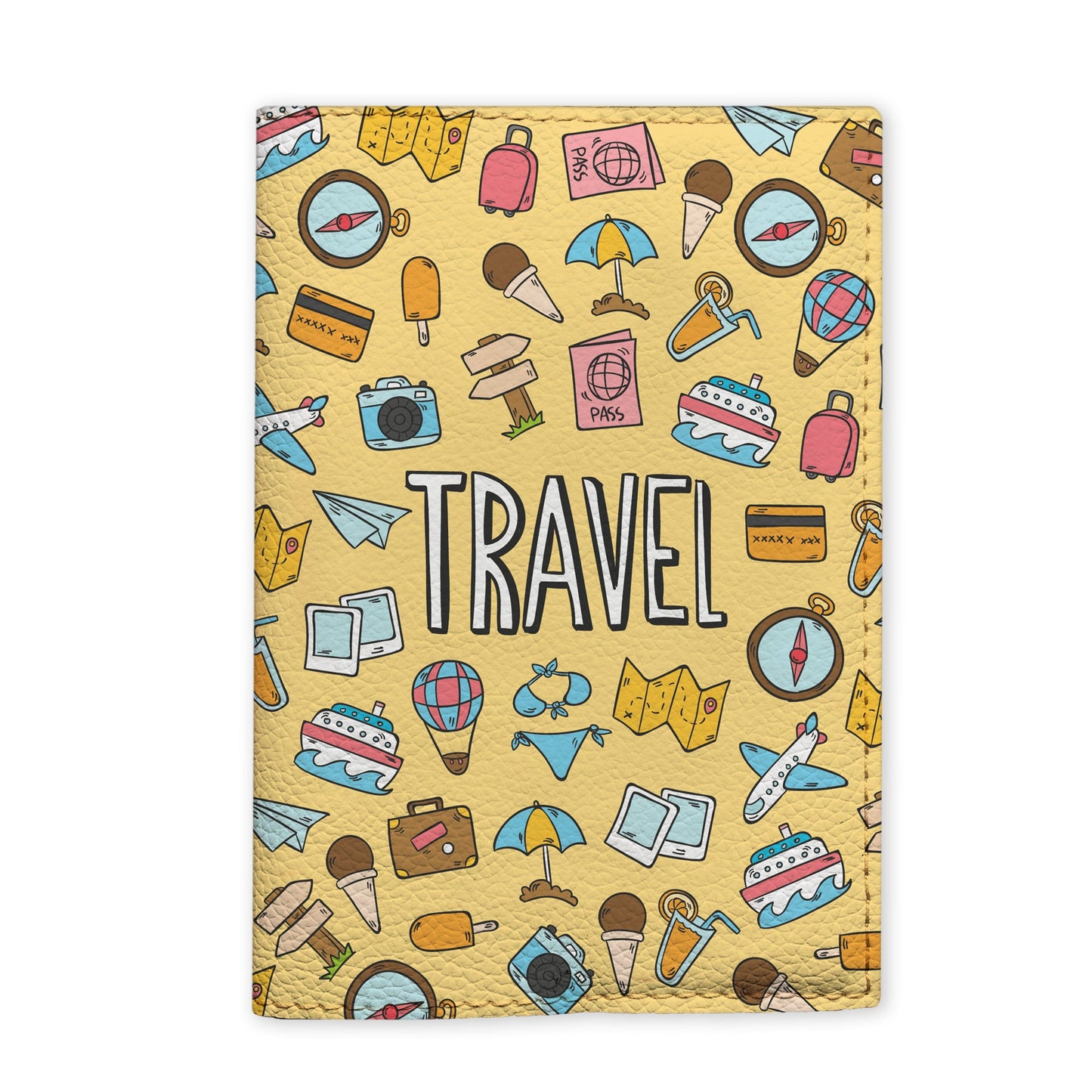 Couverture de passeport amusante - Autocollants de voyage