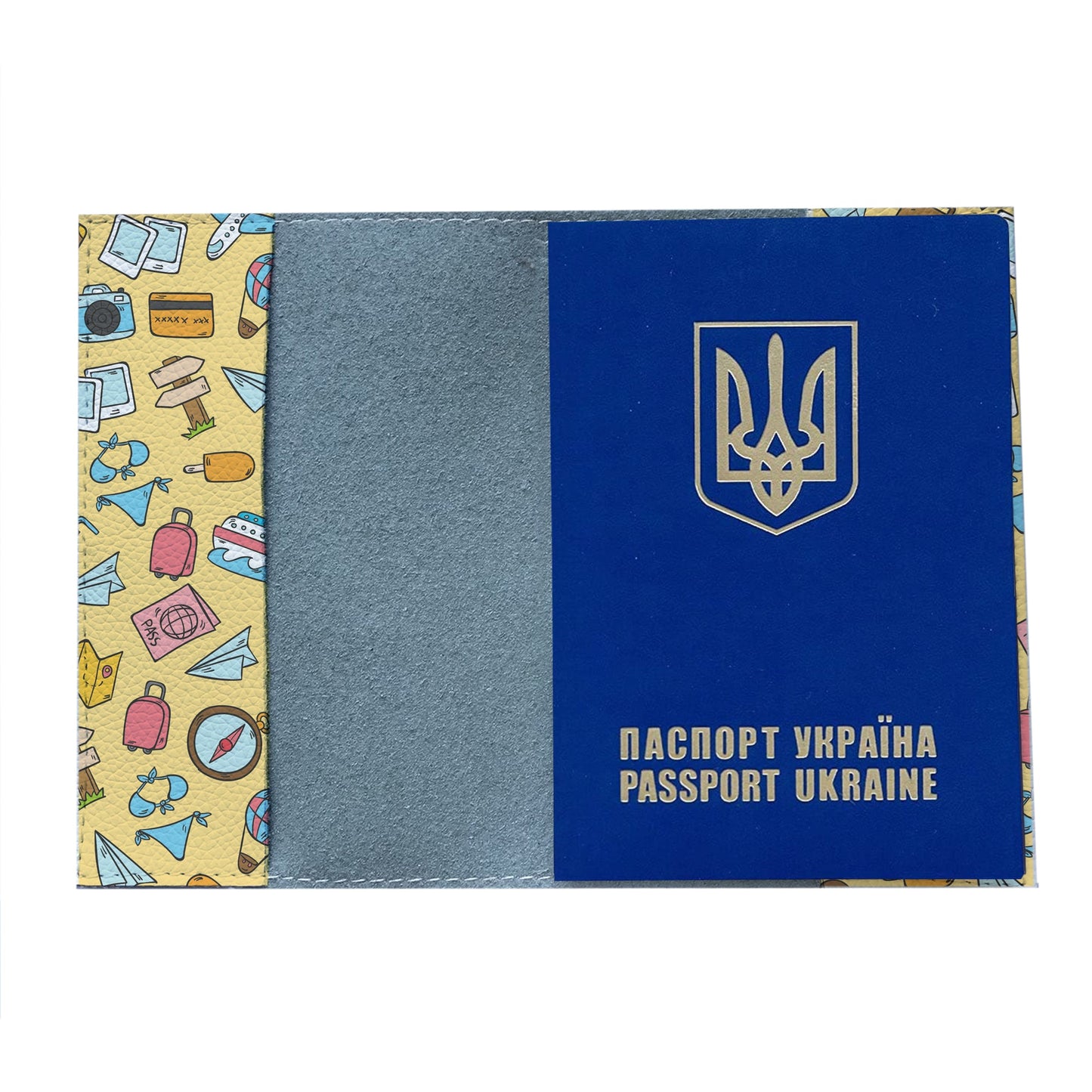 Couverture de passeport amusante - Autocollants de voyage