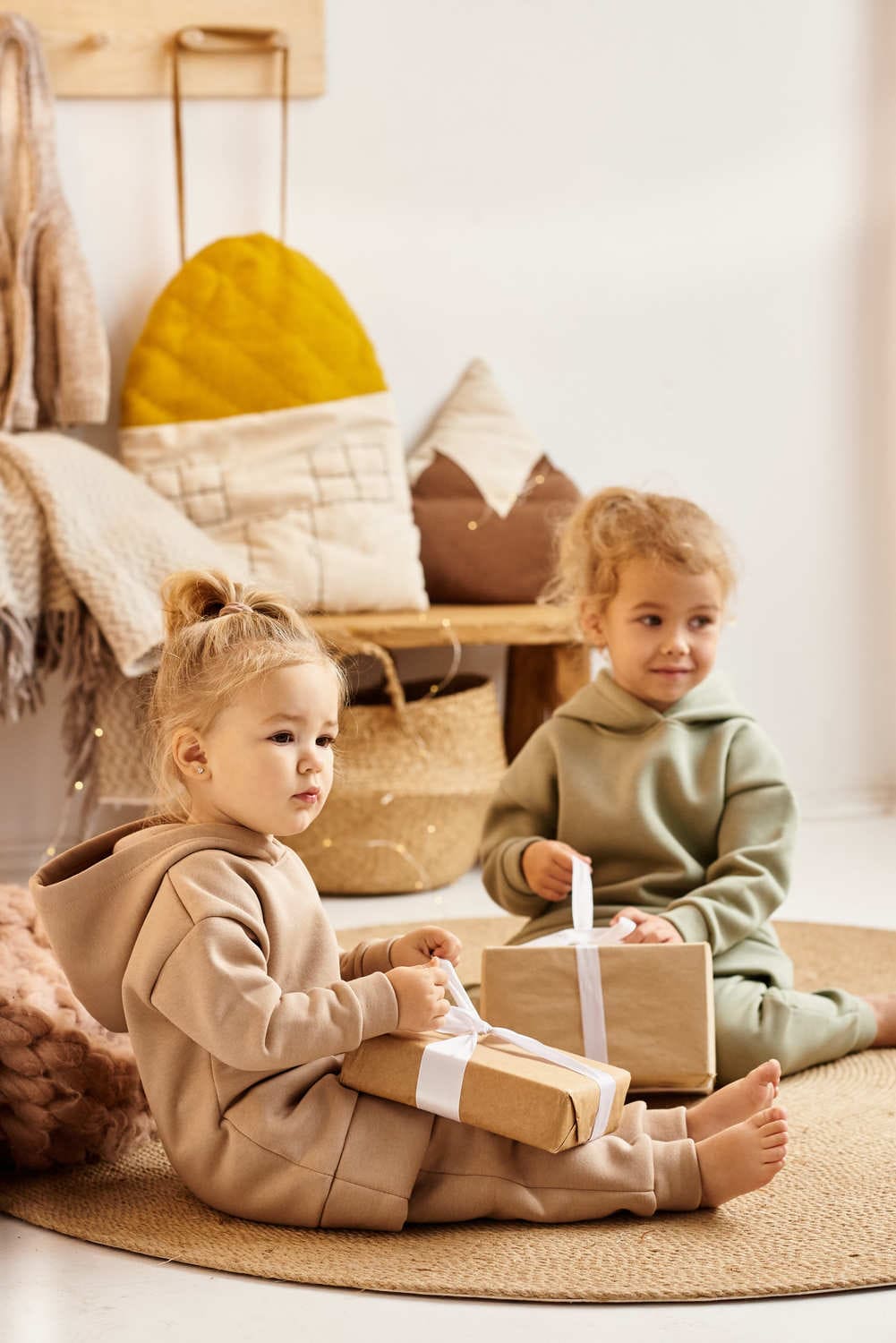 Теплий костюм для дитини на флісі - Темна лаванда - Agukids
