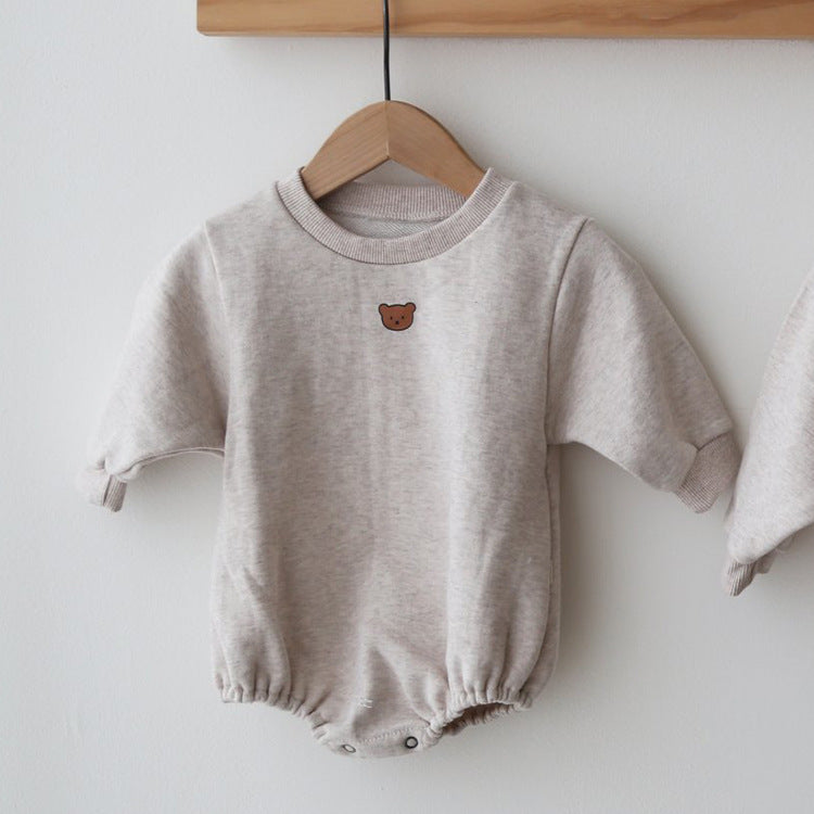Baby long sleeves pullover-bodysuit