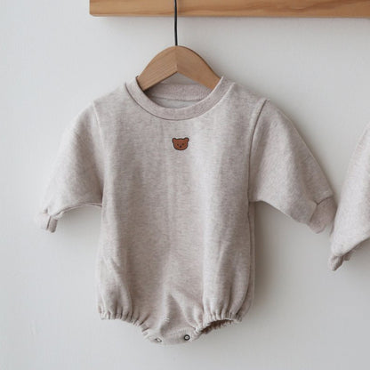 Baby long sleeves pullover-bodysuit