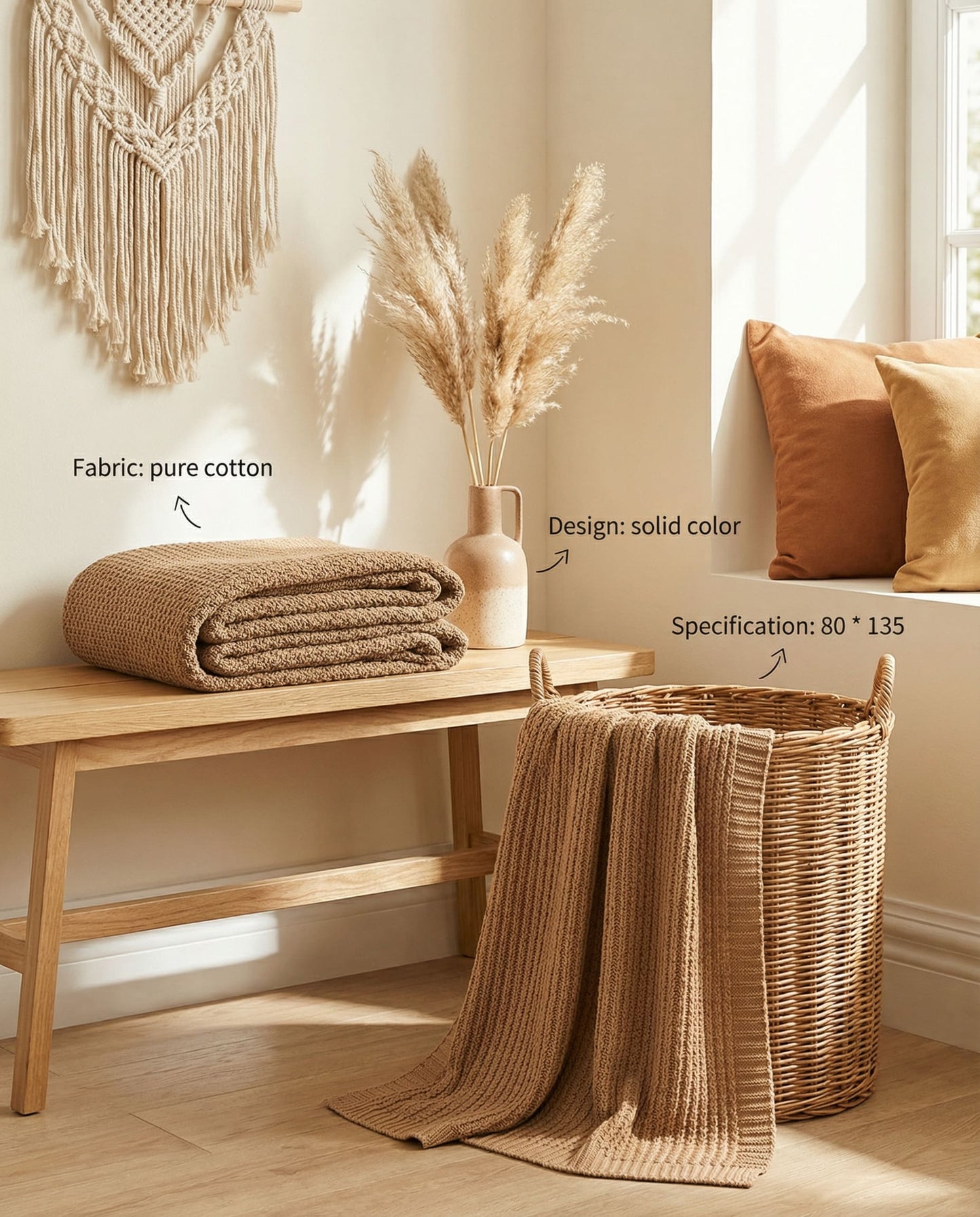 Baby Knitted Wool Blankets