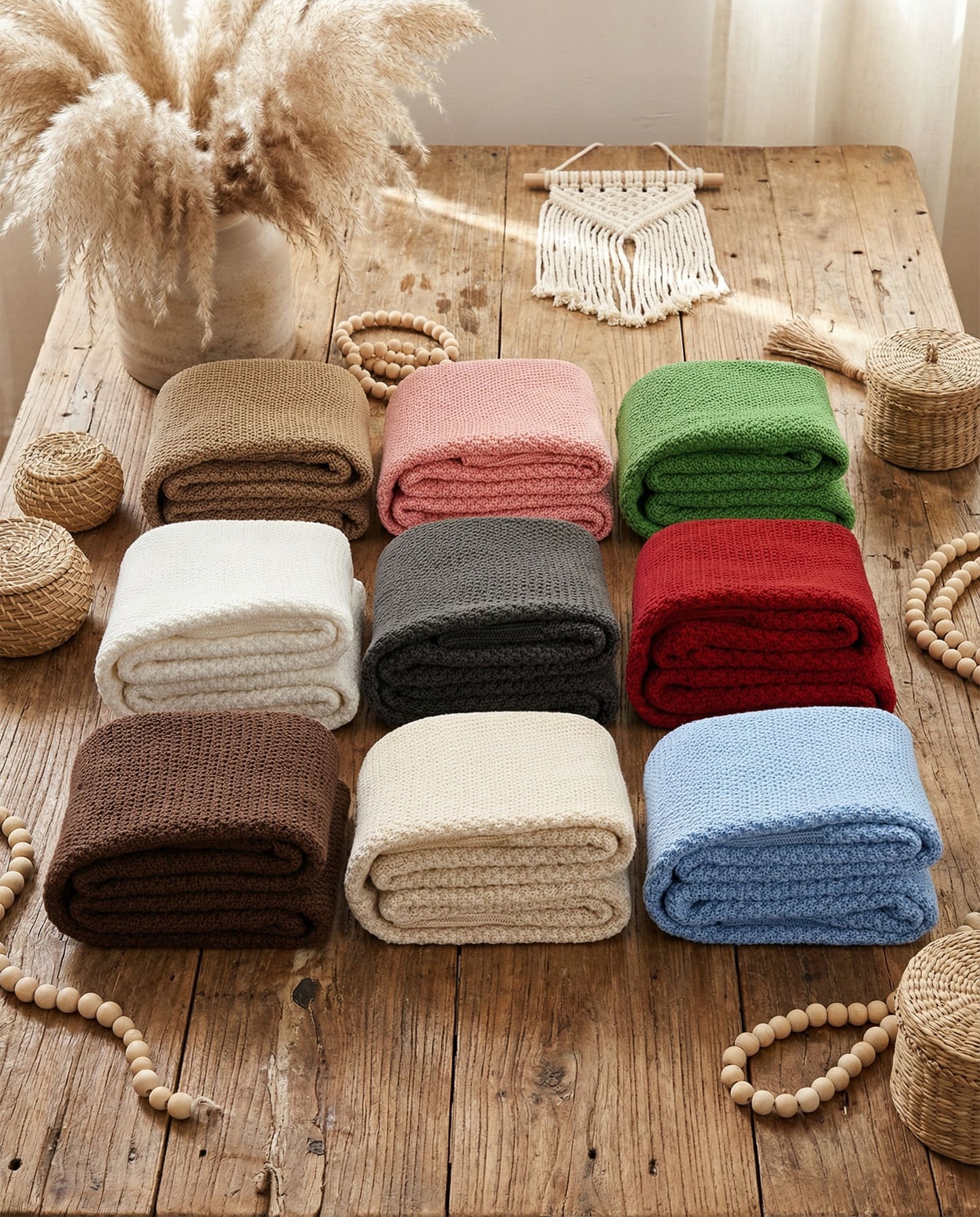 Baby Knitted Wool Blankets