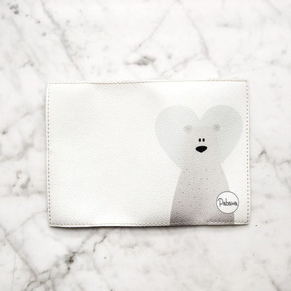 Stylish Passport cover Teddy bear in Love