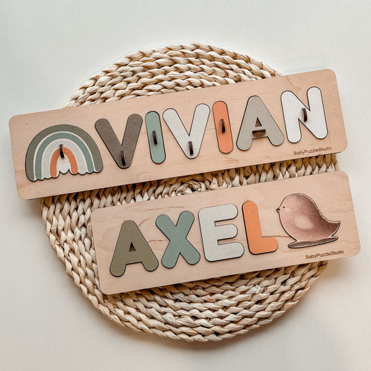 Wooden Toddler Name Puzzle