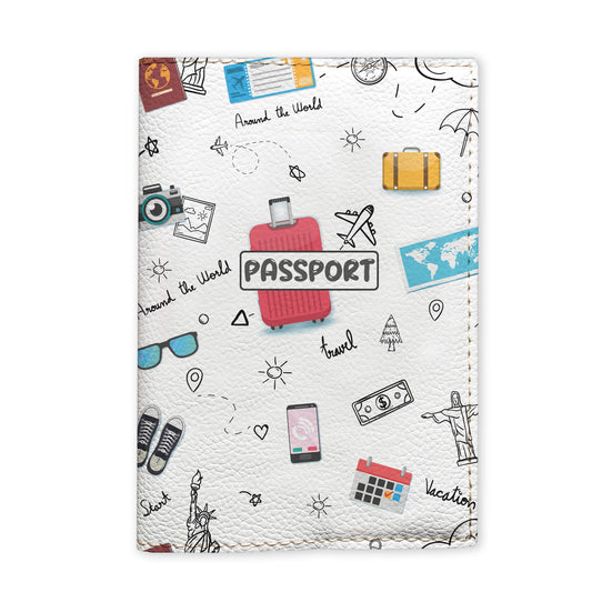 Travel Passport Holder - Around The World