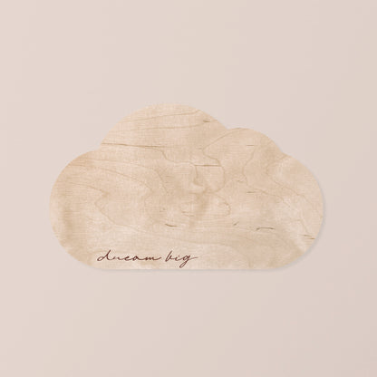 Décor mural nuage avec des citations inspirantes | Décor de chambre d'enfant motivant