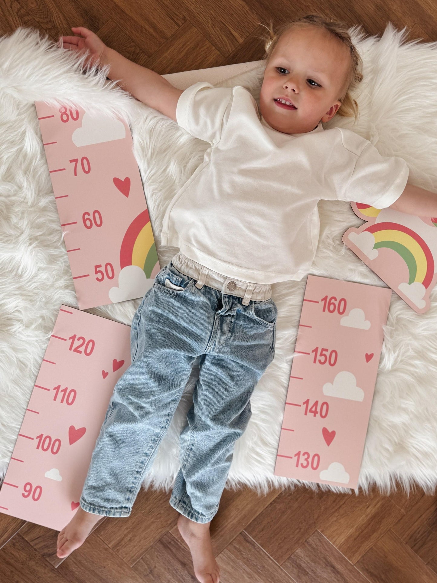 Kids Wooden Growth Height Chart Ruler