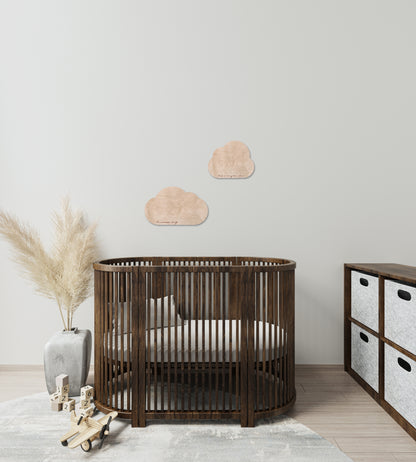 Décor mural nuage avec des citations inspirantes | Décor de chambre d'enfant motivant