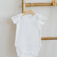 Боді дитячий однотоннийз коротким рукавом - Молочний - Agukids