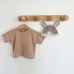 Набір шорти та футболка для малюка (Інтерлок) - Чорний - Agukids